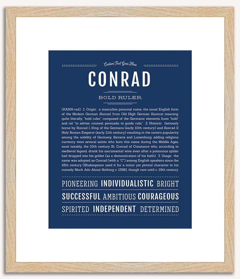 Conrad | Name Art Print