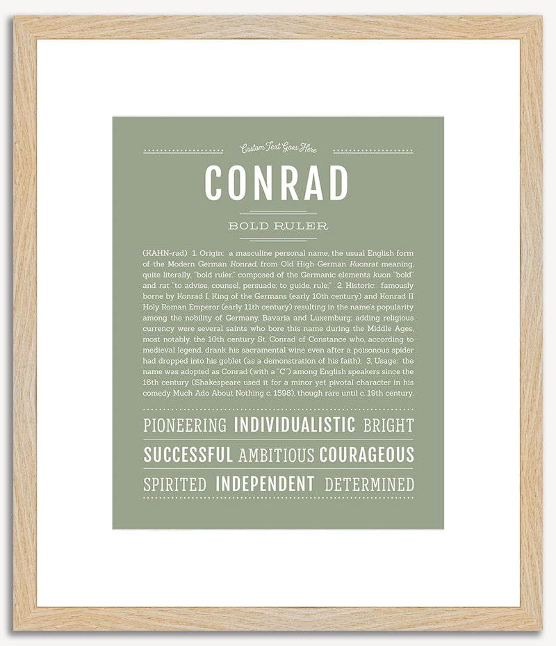 Conrad | Name Art Print