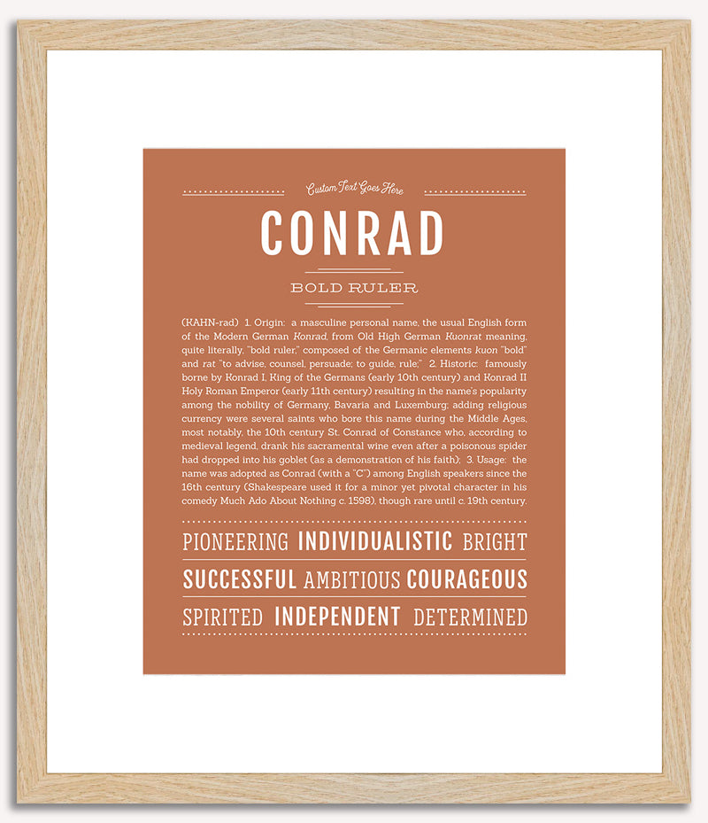 Conrad | Name Art Print