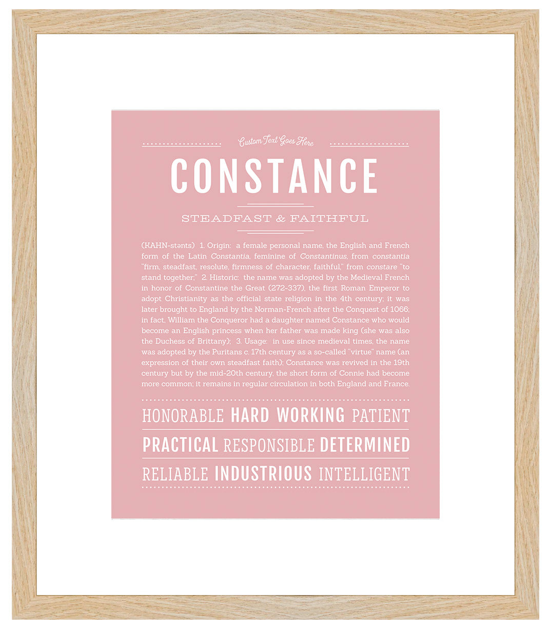 Constance | Name Art Print