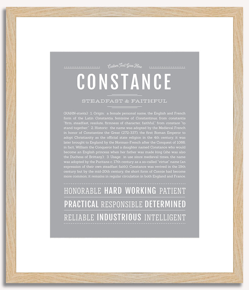 Constance | Name Art Print