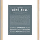 Constance | Name Art Print