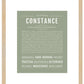 Constance | Name Art Print