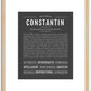 Constantin | Name Art Print