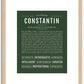 Constantin | Name Art Print