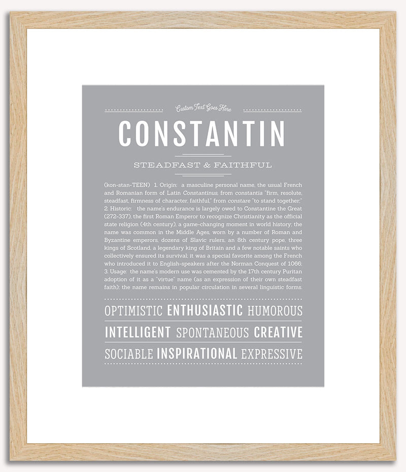 Constantin | Name Art Print