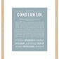 Constantin | Name Art Print