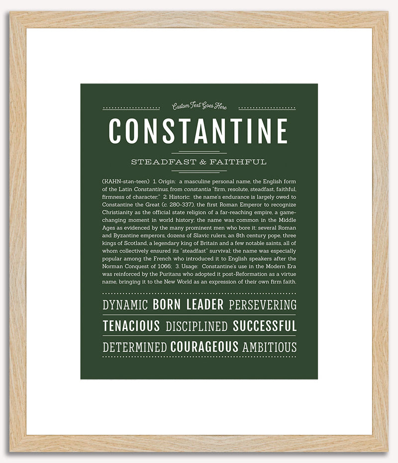 Constantine | Name Art Print