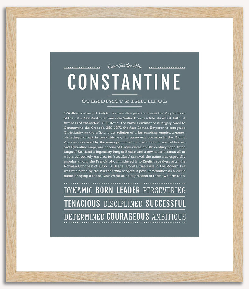 Constantine | Name Art Print