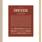 Contessa | Name Art Print