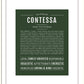 Contessa | Name Art Print