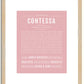 Contessa | Name Art Print