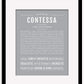 Contessa | Name Art Print