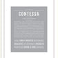 Contessa | Name Art Print