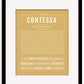 Contessa | Name Art Print