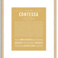 Contessa | Name Art Print