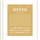Contessa | Name Art Print