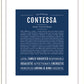 Contessa | Name Art Print