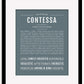 Contessa | Name Art Print