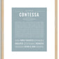 Contessa | Name Art Print