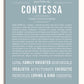 Frame Options | Powder Blue | White Frame, Matted