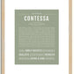 Contessa | Name Art Print