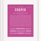 Frame Options | Dark Pink | Black Frame, Matted