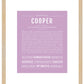 Cooper | Name Art Print