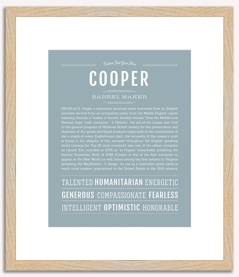 Cooper | Name Art Print