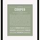 Frame Options | Sage | Maple Frame, Matted