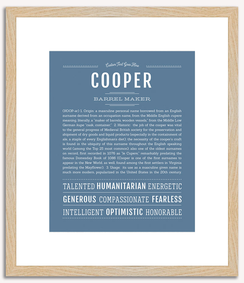 Cooper | Name Art Print