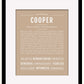 Frame Options | Tan | Maple Frame, Matted