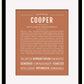 Frame Options | Terra Cotta | Maple Frame, Matted