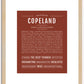 Copeland | Name Art Print