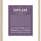 Copeland | Name Art Print