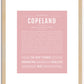 Copeland | Name Art Print