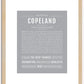 Copeland | Name Art Print