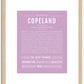 Copeland | Name Art Print