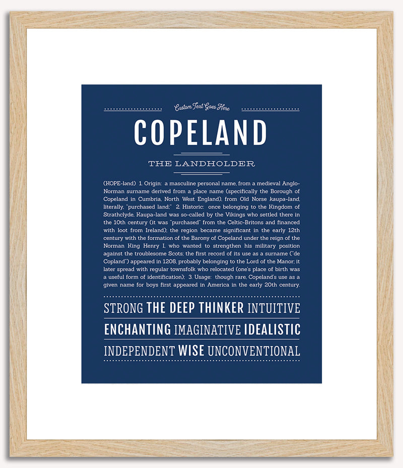 Copeland | Name Art Print