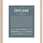 Copeland | Name Art Print