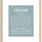 Copeland | Name Art Print