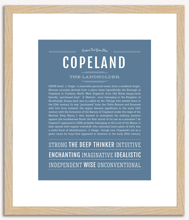 Copeland | Name Art Print