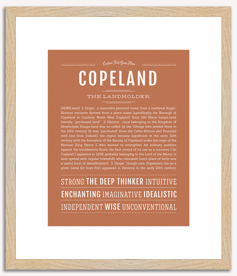 Copeland | Name Art Print