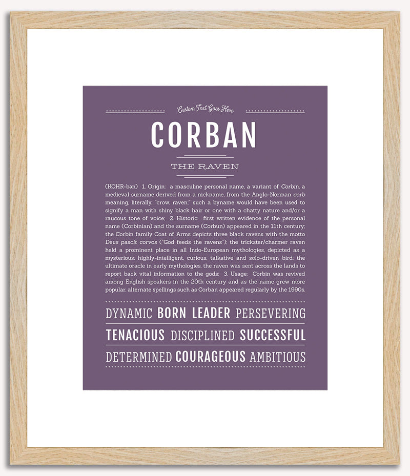 Corban | Name Art Print