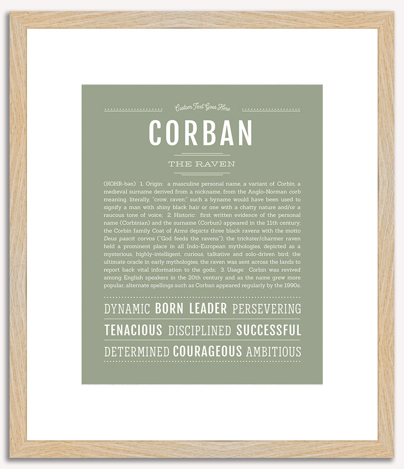 Corban | Name Art Print