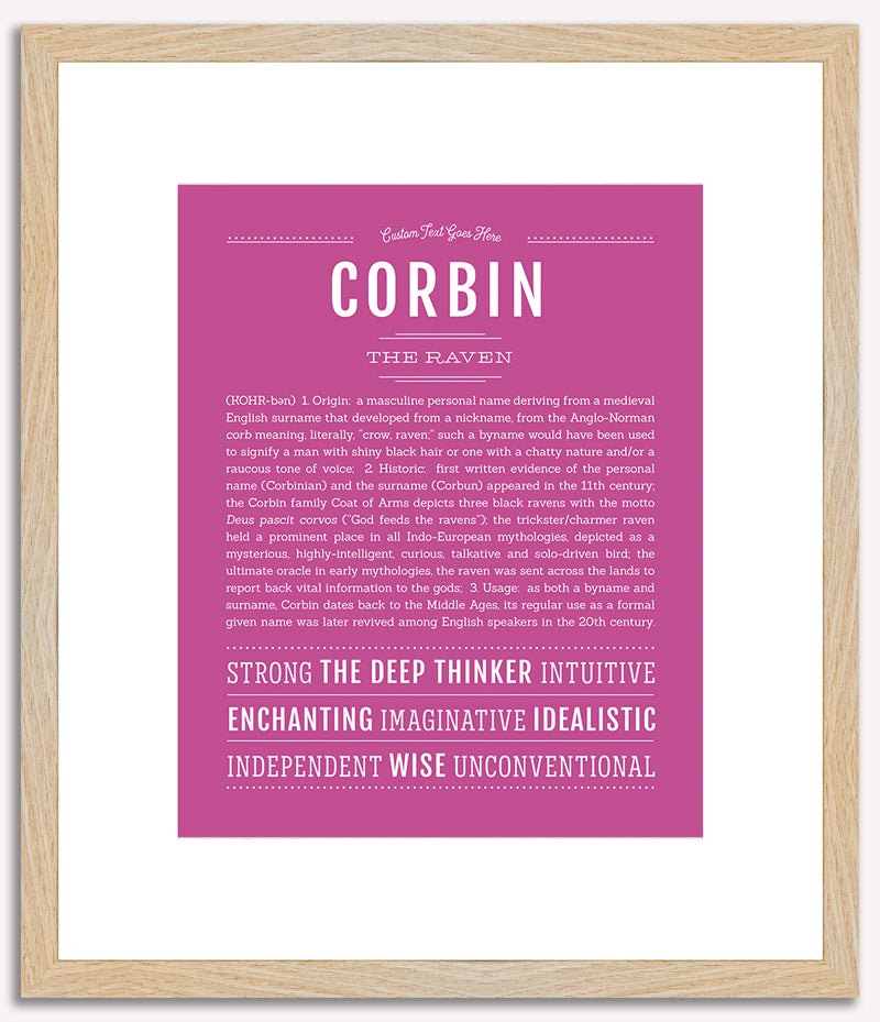 Corbin | Name Art Print