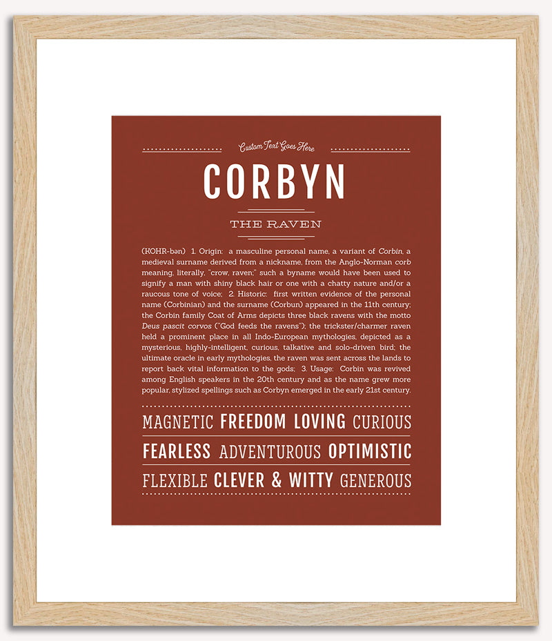 Corbyn | Name Art Print