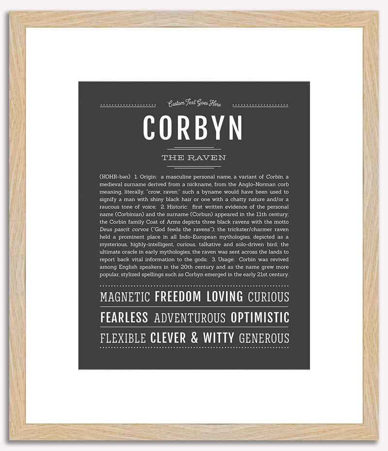 Corbyn | Name Art Print