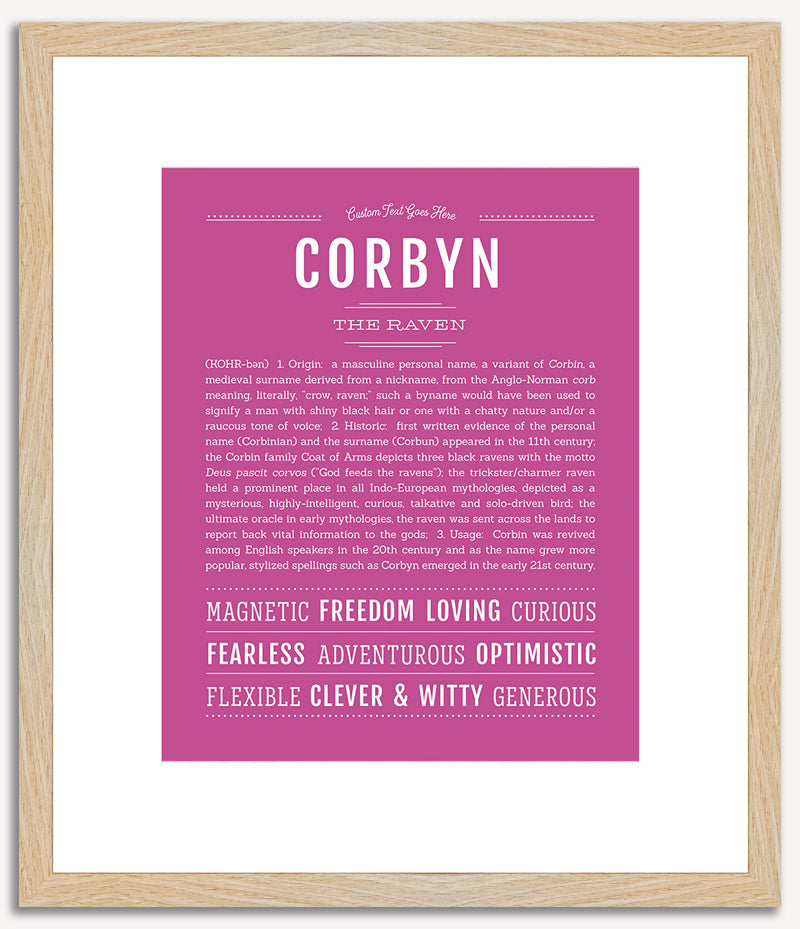 Corbyn | Name Art Print