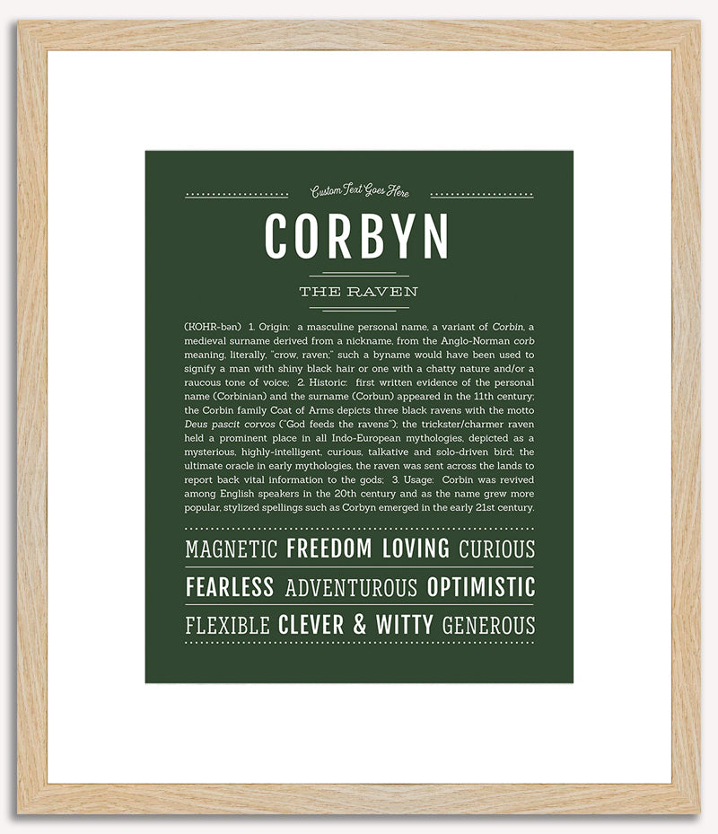 Corbyn | Name Art Print